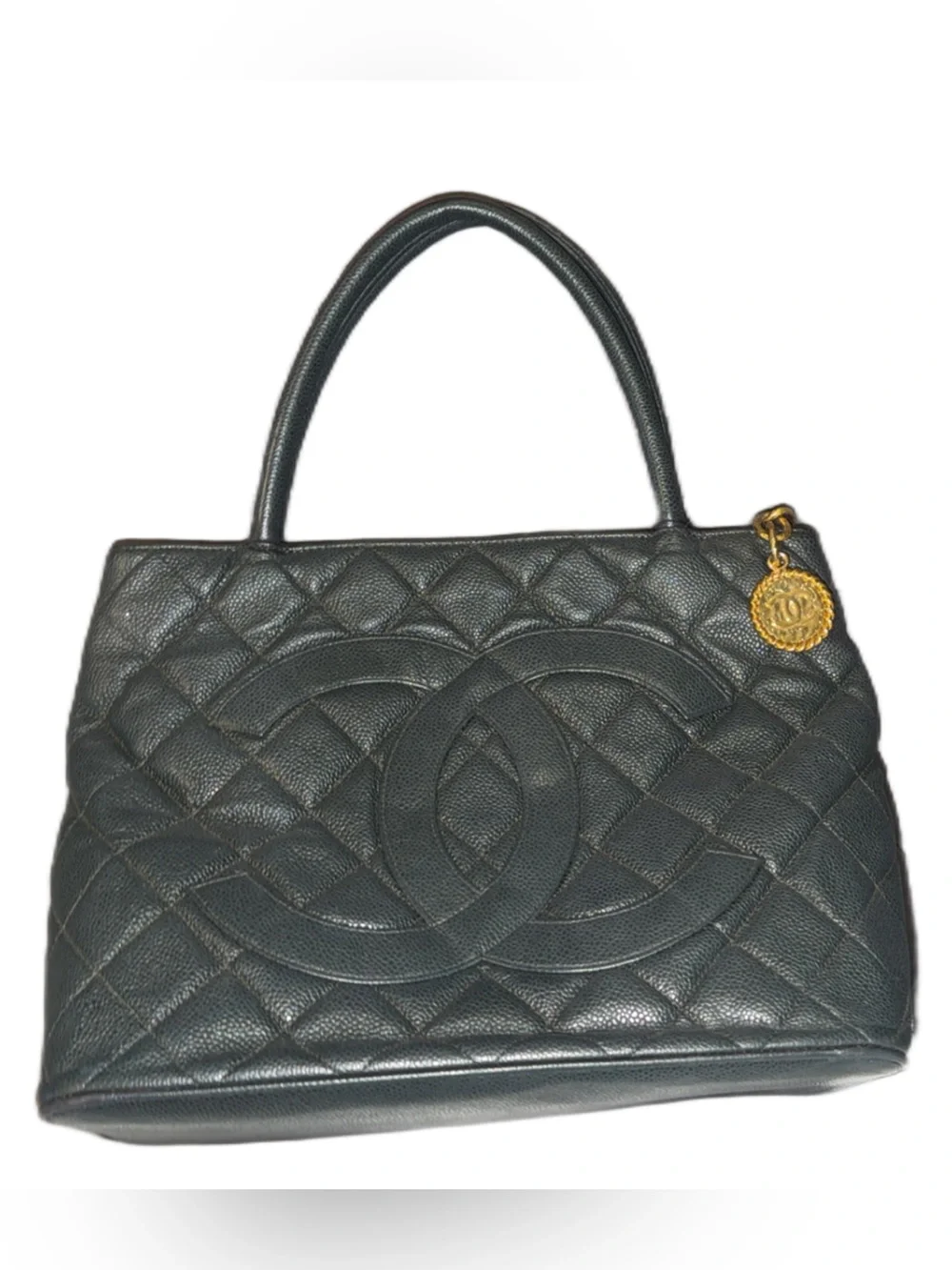CHANEL Caviar Medallion Tote